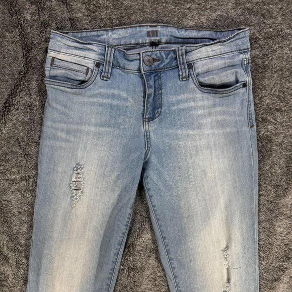 Kut From The Kloth Toothpick Skinny Denim Jeans Sz 8 - Picture 4 of 9